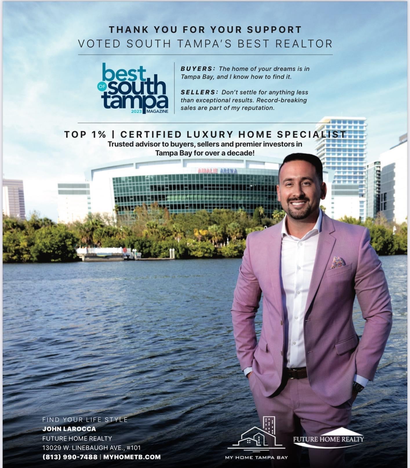 2023 Best Realtor South Tampa